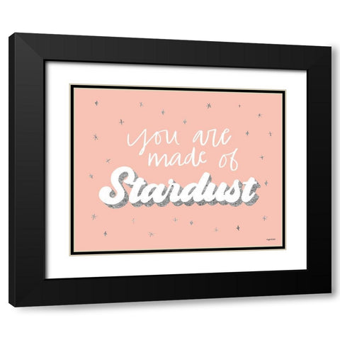 Stardust Black Modern Wood Framed Art Print with Double Matting by Brown, Kyra