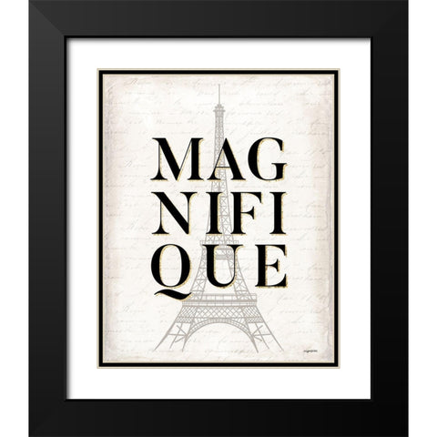 Magnifique Black Modern Wood Framed Art Print with Double Matting by Brown, Kyra