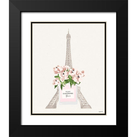 Parisian Perfume Black Modern Wood Framed Art Print with Double Matting by Brown, Kyra