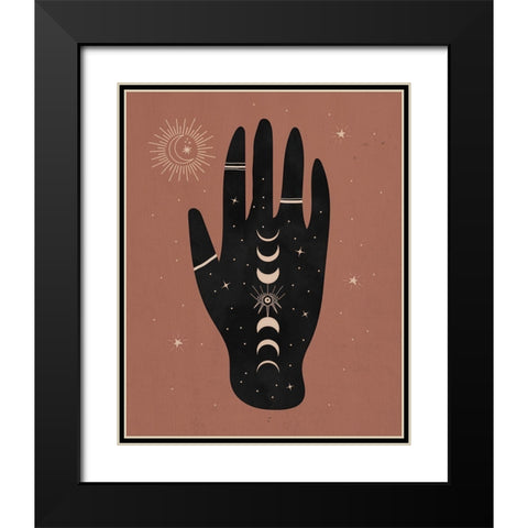 All Seeing II Black Modern Wood Framed Art Print with Double Matting by Blue, Nina