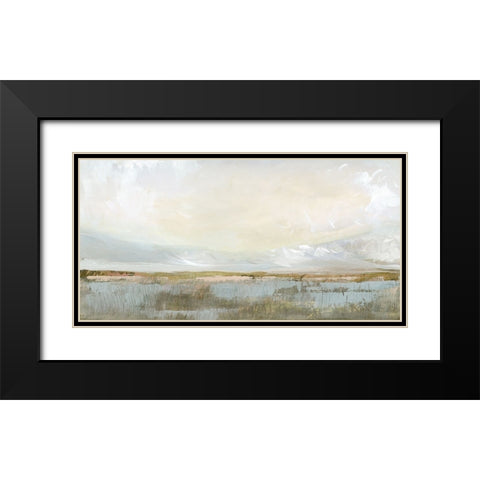 Mediterranean Escape III Black Modern Wood Framed Art Print with Double Matting by Blue, Nina