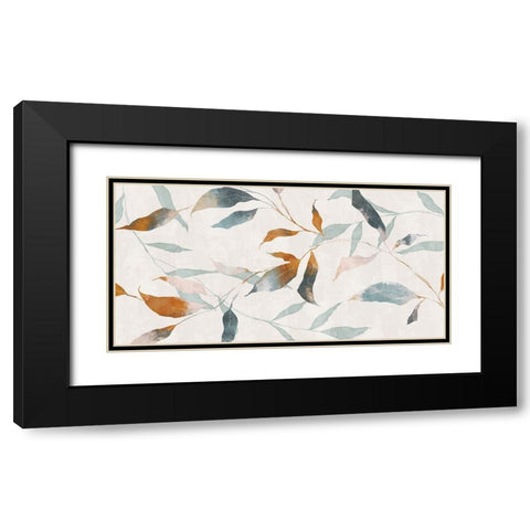 Summer Botanical II Black Modern Wood Framed Art Print with Double Matting by Blue, Nina