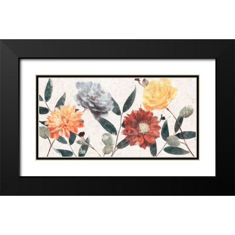 Summer Field Black Modern Wood Framed Art Print with Double Matting by Blue, Nina