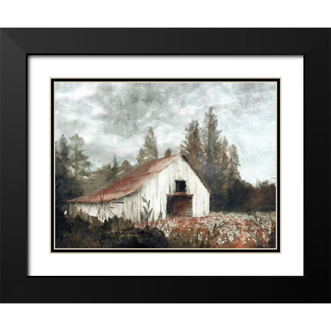 Rusted Hearth Barn Black Modern Wood Framed Art Print with Double Matting by Blue, Nina