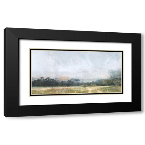 Sunset Trail Black Modern Wood Framed Art Print with Double Matting by Blue, Nina