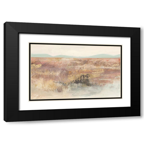 Neutral Landscape Black Modern Wood Framed Art Print with Double Matting by Blue, Nina