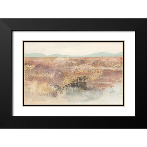 Neutral Landscape Black Modern Wood Framed Art Print with Double Matting by Blue, Nina