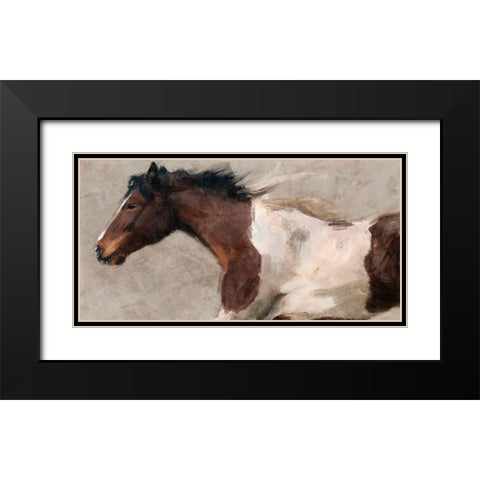 Flight Black Modern Wood Framed Art Print with Double Matting by Blue, Nina