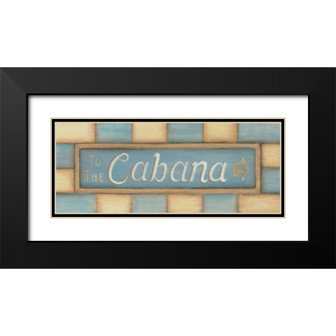 To the Cabana Black Modern Wood Framed Art Print with Double Matting by Lewis, Kim