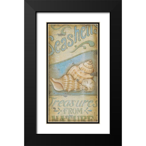 Treasures from Nature Black Modern Wood Framed Art Print with Double Matting by Lewis, Kim