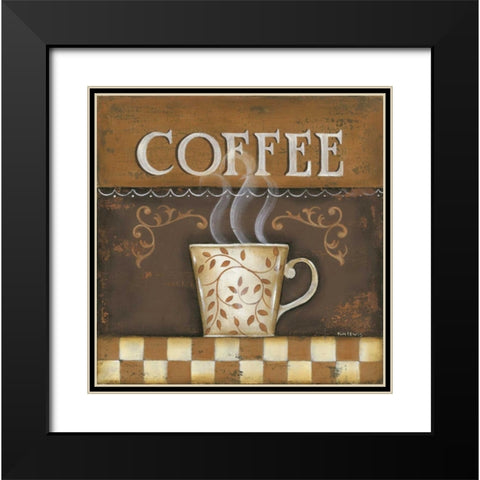 Coffee Black Modern Wood Framed Art Print with Double Matting by Lewis, Kim