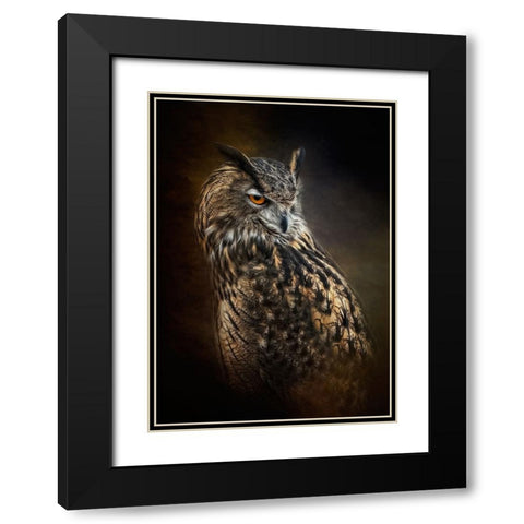 Dark Rising Black Modern Wood Framed Art Print with Double Matting by Parker, Kelley