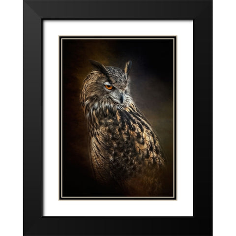 Dark Rising Black Modern Wood Framed Art Print with Double Matting by Parker, Kelley