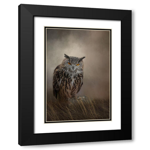 One Foot Forward Black Modern Wood Framed Art Print with Double Matting by Parker, Kelley