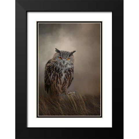 One Foot Forward Black Modern Wood Framed Art Print with Double Matting by Parker, Kelley