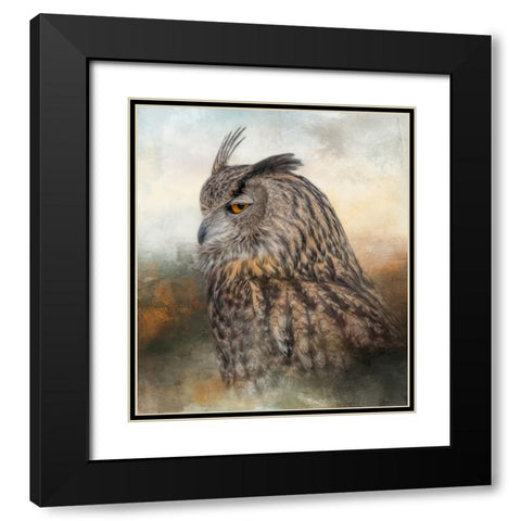 The Side Eye Black Modern Wood Framed Art Print with Double Matting by Parker, Kelley