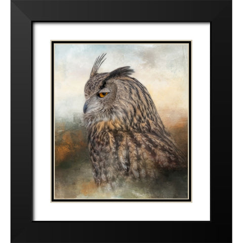 The Side Eye Black Modern Wood Framed Art Print with Double Matting by Parker, Kelley