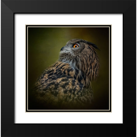 Whats Above Black Modern Wood Framed Art Print with Double Matting by Parker, Kelley