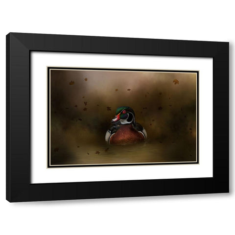 Autumn Cruise Black Modern Wood Framed Art Print with Double Matting by Parker, Kelley