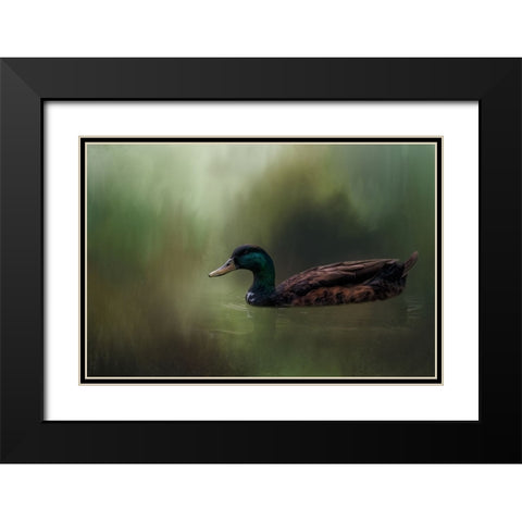 In His Element Black Modern Wood Framed Art Print with Double Matting by Parker, Kelley