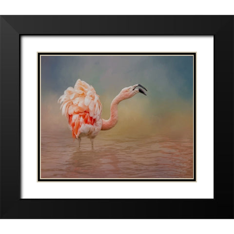 Not Happy Black Modern Wood Framed Art Print with Double Matting by Parker, Kelley