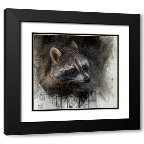 Mischief Maker Black Modern Wood Framed Art Print with Double Matting by Parker, Kelley