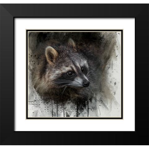 Mischief Maker Black Modern Wood Framed Art Print with Double Matting by Parker, Kelley