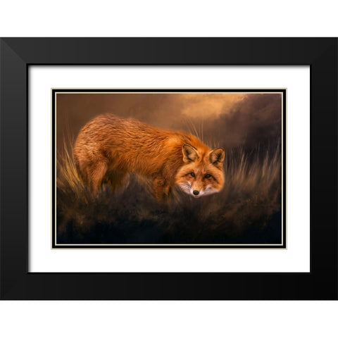 Red Alert Black Modern Wood Framed Art Print with Double Matting by Parker, Kelley