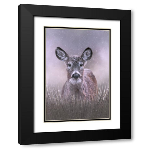 Snow Queen Black Modern Wood Framed Art Print with Double Matting by Parker, Kelley