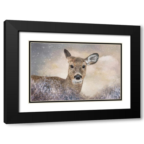 Spirit of Winter Black Modern Wood Framed Art Print with Double Matting by Parker, Kelley