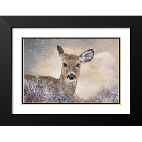 Spirit of Winter Black Modern Wood Framed Art Print with Double Matting by Parker, Kelley