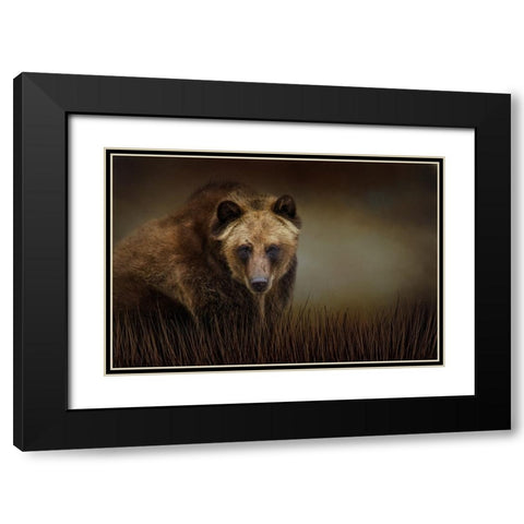 Gentle Soul Black Modern Wood Framed Art Print with Double Matting by Parker, Kelley