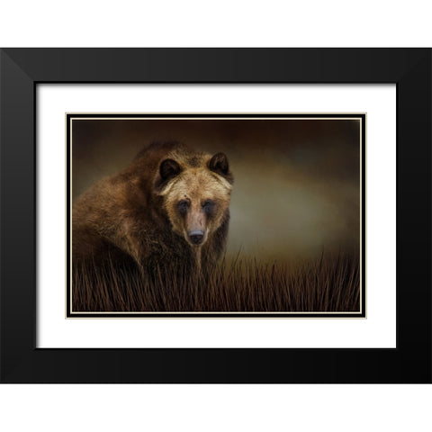 Gentle Soul Black Modern Wood Framed Art Print with Double Matting by Parker, Kelley