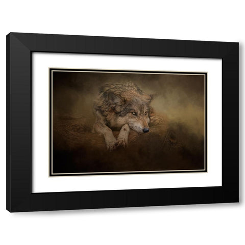 At Rest Black Modern Wood Framed Art Print with Double Matting by Parker, Kelley