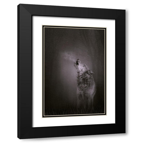 Every Breath I Take Black Modern Wood Framed Art Print with Double Matting by Parker, Kelley