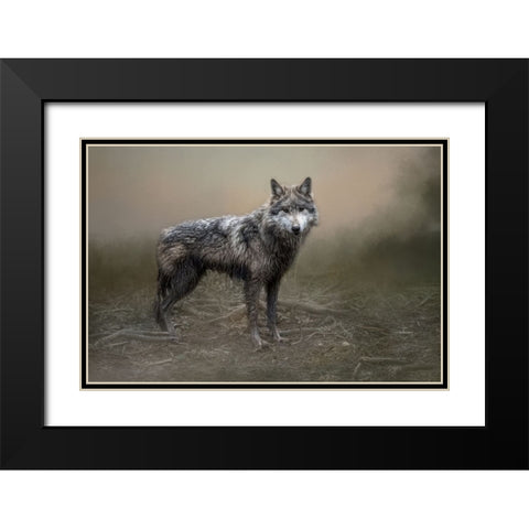 Enduring Spirit Black Modern Wood Framed Art Print with Double Matting by Parker, Kelley