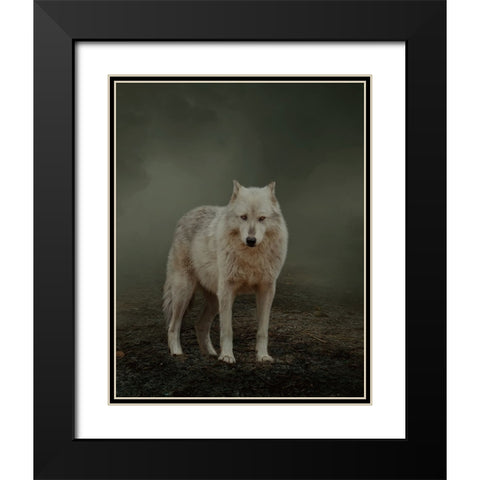 Spirit Guide Black Modern Wood Framed Art Print with Double Matting by Parker, Kelley
