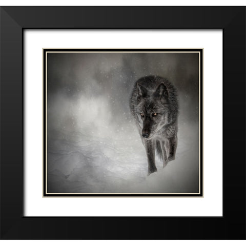 The Lone Journey Black Modern Wood Framed Art Print with Double Matting by Parker, Kelley