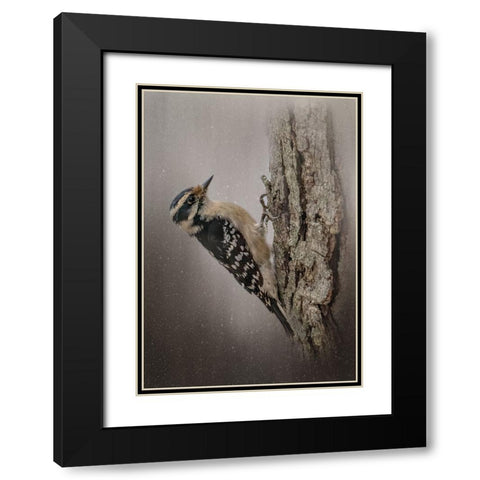 Little Carpenter Black Modern Wood Framed Art Print with Double Matting by Parker, Kelley