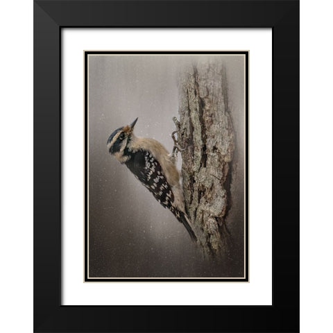 Little Carpenter Black Modern Wood Framed Art Print with Double Matting by Parker, Kelley