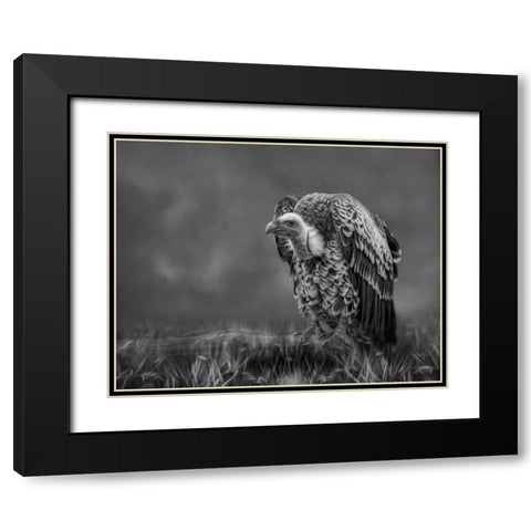 The Scavenger Black Modern Wood Framed Art Print with Double Matting by Parker, Kelley