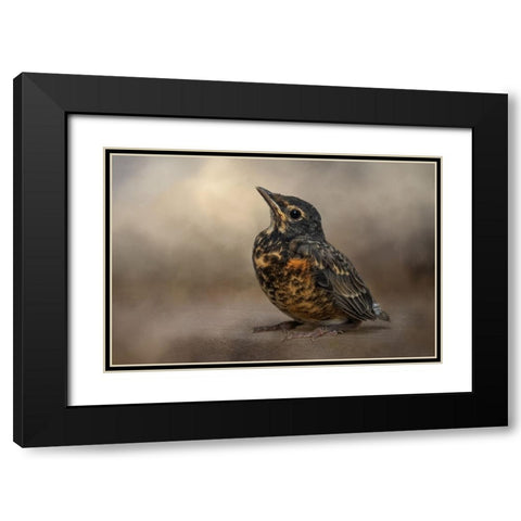 First Outing Black Modern Wood Framed Art Print with Double Matting by Parker, Kelley