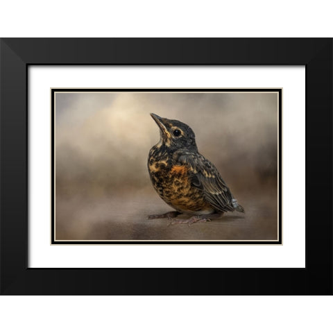 First Outing Black Modern Wood Framed Art Print with Double Matting by Parker, Kelley