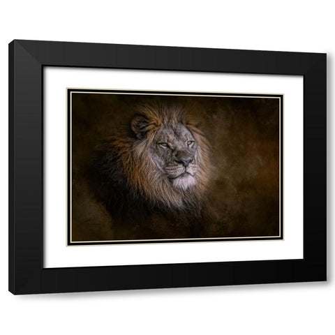 Inner Strength Black Modern Wood Framed Art Print with Double Matting by Parker, Kelley