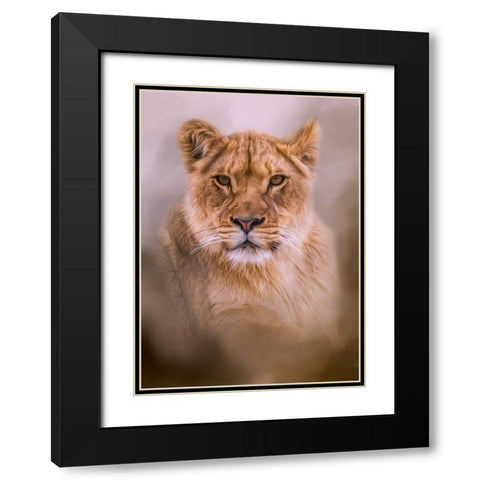 Dignity Black Modern Wood Framed Art Print with Double Matting by Parker, Kelley