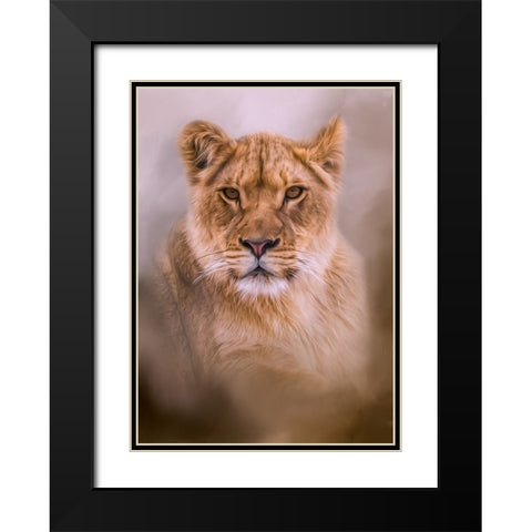 Dignity Black Modern Wood Framed Art Print with Double Matting by Parker, Kelley