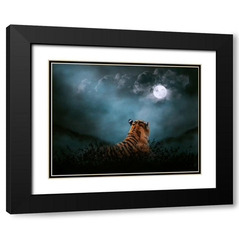 Light on the Kingdom Black Modern Wood Framed Art Print with Double Matting by Parker, Kelley