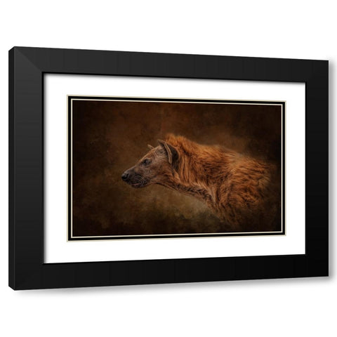 Beastly Black Modern Wood Framed Art Print with Double Matting by Parker, Kelley