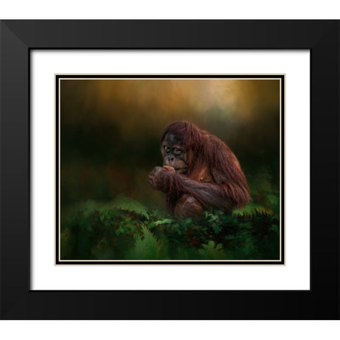 Little Man Black Modern Wood Framed Art Print with Double Matting by Parker, Kelley