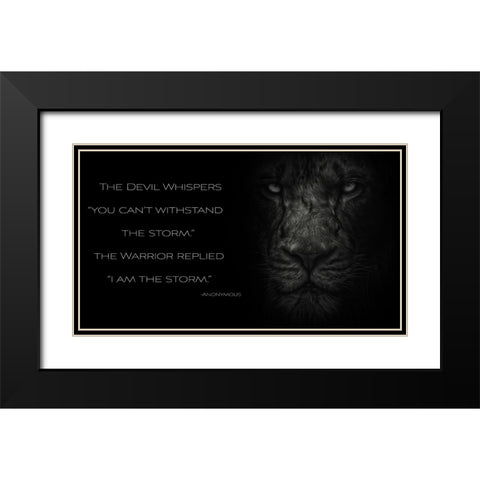 The Beast Within Black Modern Wood Framed Art Print with Double Matting by Parker, Kelley